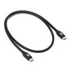 OWC - Câble USB-C Thunderbolt 5 31,5" - Noir-100 % compatible USB-C : connectez-vous aux Mac, PC, iPad, Chromebooks, Surface et autres appareils d'aujourd'hui, de demain et d'hier avec un port Thunderbolt 5, Thunderbolt 4, Thunderbolt 3, USB4 ou USB-C