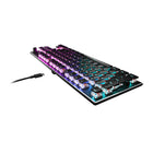 Turtle Beach - Vulcan TKL Clavier gaming RGB mécanique compact-Le format sans pavé numérique vous permet de jouer dans une position plus naturelle et confortable, et étant donné qu'il occupe moins d'espace sur le bureau, il permet de profiter d'un espace plus large pour le tapis de souris et de réaliser un plus grand nombre de mouvements avec la souris, afin de gagner en efficacité de visée