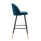 Modway - Cordial Tissu Tabourets de bar - Azure - Ensemble de 2-Capacité de poids du tabouret de bar : 300 lb