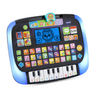 VTech - Tablette P’tit Genius Magic light - Anglais - Paquet de 5-Cadeau d'anniversaire, cadeau de vacances ou jouet de voyage idéal, cette petite tablette illuminera les moments de jeu de votre enfant en lui permettant de s'amuser et d'apprendre