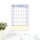 AT-A-GLANCE - Calendrier mural mensuel QuickNotes 2026 - 17 po H x 12 po l - bilingue-Section QuickNotes dans la partie superieure pour les notes supplementaires, planifications à long terme et choses à faire