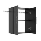 Prepac - Armoire supérieure accrochable HangUps de 24 po - noir-Dimensions finies : L 24 po X H 30 po X P 12 po 4 pieds cubes 113 L de rangement
