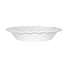 Maxwell & Williams - Plat à tarte cannelé blanc Blooms - 21,5 x 5 cm-En porcelaine