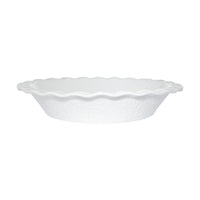 Maxwell & Williams - Plat à tarte cannelé blanc Blooms - 21,5 x 5 cm-En porcelaine