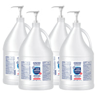 Zytec - Gel désinfectant pour les mains hydroalcoolique avec pompe - 3,78 L – Paquet de 4 unités-Tue les germes et bactéries nocifs.