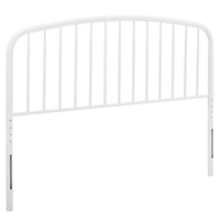 Modway - Nova Métal Tête de lit complète - Blanc-Tête de lit complète en métal