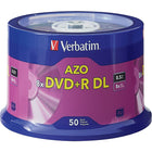 Verbatim - DVD+R DL 8x de 8,5 Go avec surface estampillee - Paquet de 50-Compatible avec les lecteurs de DVD+R DL de Sony, Philips, Lite On et autres fabricants importants