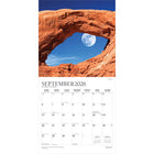 Plato - 2026 Motivation Calendrier mural Suspendu Mensuel - 30,5 cm l x 61 cm H - Anglais-Grandes Pages de Jour Spacieuses - Tous les jours fériés les plus importants et les phases de la lune sont indiqués, avec beaucoup d'espace pour inscrire des notes et des rendez-vous