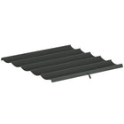 Outsunny - Toile de rechange rétractable pour pergola 8,2 pi L x 8,4 pi l pour structure 10 pi L x 10 pi l (toit uniquement), gris foncé-Compatible uniquement avec la toile de remplacement outsunny 9,8 po x 9,8 po (SKU : 84C-054BK, 84C-054BN)  