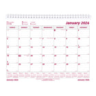 Brownline - 2026 Calendrier mensuel - 11 po x 8-1/2 po - Anglais-12 mois: janvier 2026 à décembre 2026