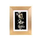 Kiera Grace - Cadre Clara – 5 po x 7 po - Tapis OR-Cadre photo élégant conçu pour photos 5 po x 7 po