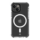 AXS - PROShield Plus etui transparent compatible avec MagSafe teste contre les chutes pour Apple iPhone 13, Noir-Fabrique avec un revêtement anti-UV et anti-jaunissement