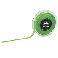 JAM Paper - Ruban de satin double face - 3/8" de large x 25 m - Vert lime-Couleur : vert citron