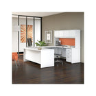 Bureau crédence Bush Business Furniture Studio C - 72 po de largeur x 24 po de profondeur - blanc (SCD372WH)-Fabriqué aux États-Unis avec des pièces américaines et importées