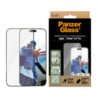 PanzerGlass - Ultra-Wide Fit Protecteur d'écran iPhone 16 Pro Max - Transparent-Garde votre appareil à l'abri de vos tâtonnements, chutes et fissures quotidiens