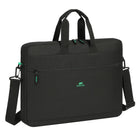 Rivacase - Gremio-Eco Sacoche pour ordinateur portable 17,3 po, noir -Sacoche spacieuse pour ordinateur portable de 17,3 pouces
