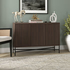 Hudson&Canal - Buffet Brighton 48" de largeur - Brun aulne-Caractéristiques assemblage facile