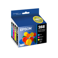 Epson - Cartouches d'encre 288 DURABrite Ultra - Capacité standard - Noir/Couleur CMJ-Qualité photo supérieure à celle des photos de labo