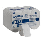 Angel Soft 2-Ply Gaufré Blanc Papier de Bain sans mandrin - Paquet de 18-18 rouleaux par caisse