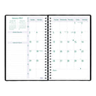 Blueline - 2027 agenda hebdomadaire/mensuel Timanager 13 mois Blueline – 9 1/16 po x 5 7/8 po – noir-Chaque page double comporte des cases pour les priorités quotidiennes, les appels téléphoniques, la correspondance et les notes personnelles
