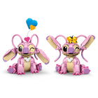 LEGO - Disney Angel, Jouet de Construction Lilo & Stitch pour Filles, Garçons et Enfants-Pièces mobiles - Cet amusant jouet à assembler et à exposer, inspiré d’Angel de Disney, convient aux filles, aux garçons de 9 ans et plus. Il a des oreilles mobiles et une tête qui tourne avec de l’espace pour le papillon ou les 3 cœurs