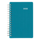 Brownline - 2026 Agenda quotidien DuraFlex avec couverture texturée extra robuste - 8 po x 5 po - Couleurs assorties - Anglais-Horaire de rendez-vous de 7 h a.m. à 7 h 30 p.m., à intervalles de 30 minutes pour la semaine complète