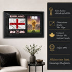 Frameworth - Coupe du Monde FIFA 2026 Officielle Angleterre Cadre Drapeau et Trophée - 15 po x 24 po-6