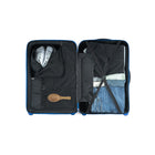 Reebok - GO Collection Grande valise rigide - Bleu-L'intérieur doublé emblématique comprend un panneau de séparation, plusieurs poches et des sangles de serrage pour organiser votre équipement