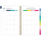 AT-A-GLANCE - Agenda scolaire hebdomadaire/mensuel bande joyeuse Emily Ley Simplified 2025-2026 - 8 1/2 po H x 5 3/8 po l - multicoloure - bilingue-Un mois sur deux pages comprenant des blocs quotidiens non lignés, une section de tâches lignée, un « conseil de simplicité » pour vous aider à planifier et des onglets pour une navigation facile