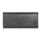 Club Rochelier - Portefeuille mince pliable pour femme - Marron-14 emplacements pour cartes de crédit