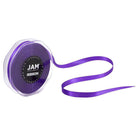 JAM Paper - Ruban de satin double face - 3/8" de large x 25 m - Violet-Quantité : Rouleau vendu à l'unité