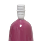 Simple Designs - Petite Round Table Lamp - Mauve With Matching Shade-7