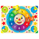 University Games - The Learning Journey Lift & Learn Clock Puzzle - Puzzle De Reconnaissance De l’Heure Pour Tout-Petits - Puzzle d’Horloge Amusant Pour Enfants En Maternelle-Développe la concentration et l’attention