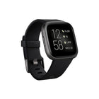 Fitbit – Montre intelligente Versa 2 avec Amazon Alexa, noir/aluminium graphite (FB507BKBK-FRCJK)-Des alertes vibrantes et lumineuses vous informent des appels entrants ou manqués