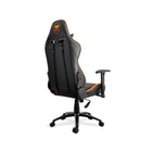 Cougar - Chaise de jeu inclinable et pivotante Outrider - noir et orange-Accoudoirs réglables à 2 directions