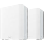 ASUS - Routeur sans fil Ethernet ZenWiFi BT10 Wi-Fi 7 - Paquet de 2-Smart AiMesh alimenté par l'IA étend la couverture jusqu'à 6000 pieds carrés (pack de 2) et offre une sécurité avancée