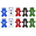 The Pencil Grip - TPG13201-10 Homme aimant Clip magnétique - couleurs assorties - paquet de 10-Attachez aux classeurs, réfrigérateurs et à toute autre surface magnétique.