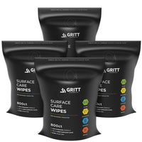 Lingettes nettoyantes multi-usages Gritt Commercial pour surfaces – Parfum frais – 20,3 x 15,2 cm – 800 lingettes par rouleau – Paquet de 4-Quantité : 4 rouleaux par boîte