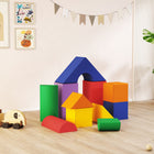Soozier - Ensemble de 11 blocs de jeu souples pour tout-petits - Couleurs classiques-Conçu pour permettre aux nourrissons et aux tout-petits de grimper, de ramper, d'explorer et de glisser 