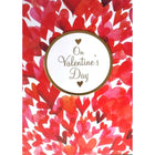 Rosedale Gold - Cartes De souhaits De La Saint-Valentin 5-1/2 po x 8 po / Enveloppes - Paquet de 6 - Beaucoup de Coeurs-Cartes de souhaits qualité boutique