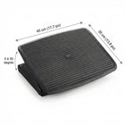 ShoppingAll - Repose-pieds de bureau ergonomique sous le bureau, angle réglable - noir-6