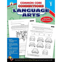 Livre numérique : Carson Dellosa - Common Core Connections Language Arts, 104608-EB, 1re année-Vous recevrez deux courriels : le premier confirmant la totalité de votre commande et le second comportant un lien de téléchargement. Vous pourrez utiliser le lien de téléchargement immédiatement ou plus tard, comme vous le voulez.