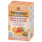 Twinings - Pêche et orange - Paquet de 20-Infusez de trois à cinq minutes, selon la concentration désirée, pour obtenir une tasse de tisane parfaite