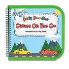 The Pencil Grip - Cahier d'activités réutilisable Daily Doodler - Jeux Nomade, 4 Wonder Stix inclus-Cahier d'activités réutilisable : dessinez, essuyez, recommencez !
