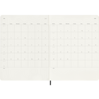 Moleskine - Carnet semainier 12 mois 2027 , XL 7.5" x 9.75", Couverture souple , Noir-Outils pratiques incluant calendrier, planification de voyages, idées et objectifs et pages lignées pour les notes