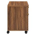 Modway - Render Bois Ensemble de bureau et d’armoire à dossiers - Noyer-8