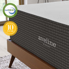 Modway - Aveline 16 po Mousse à mémoire de forme Matelas King-Housse amovible à fermeture éclair en tricot extensible