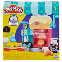 Play-Doh - Le magasin de beignets, coffret de pâte à modeler -3 types de donuts play-doh : classiques, fourrés ou fantaisie ? Les enfants décident de la spécialité du jour avec ce jouet Play-Doh sur le thème des donuts, conçu pour les filles et les garçons à partir de 3 ans