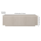 Hudson&Canal - Table basse rectangulaire Reyes 48" L - Blanc aulne-9