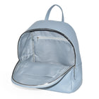 Nicci - Sac à dos avec poche avant zippée - Bleu clair-Poche zippée sur le devant